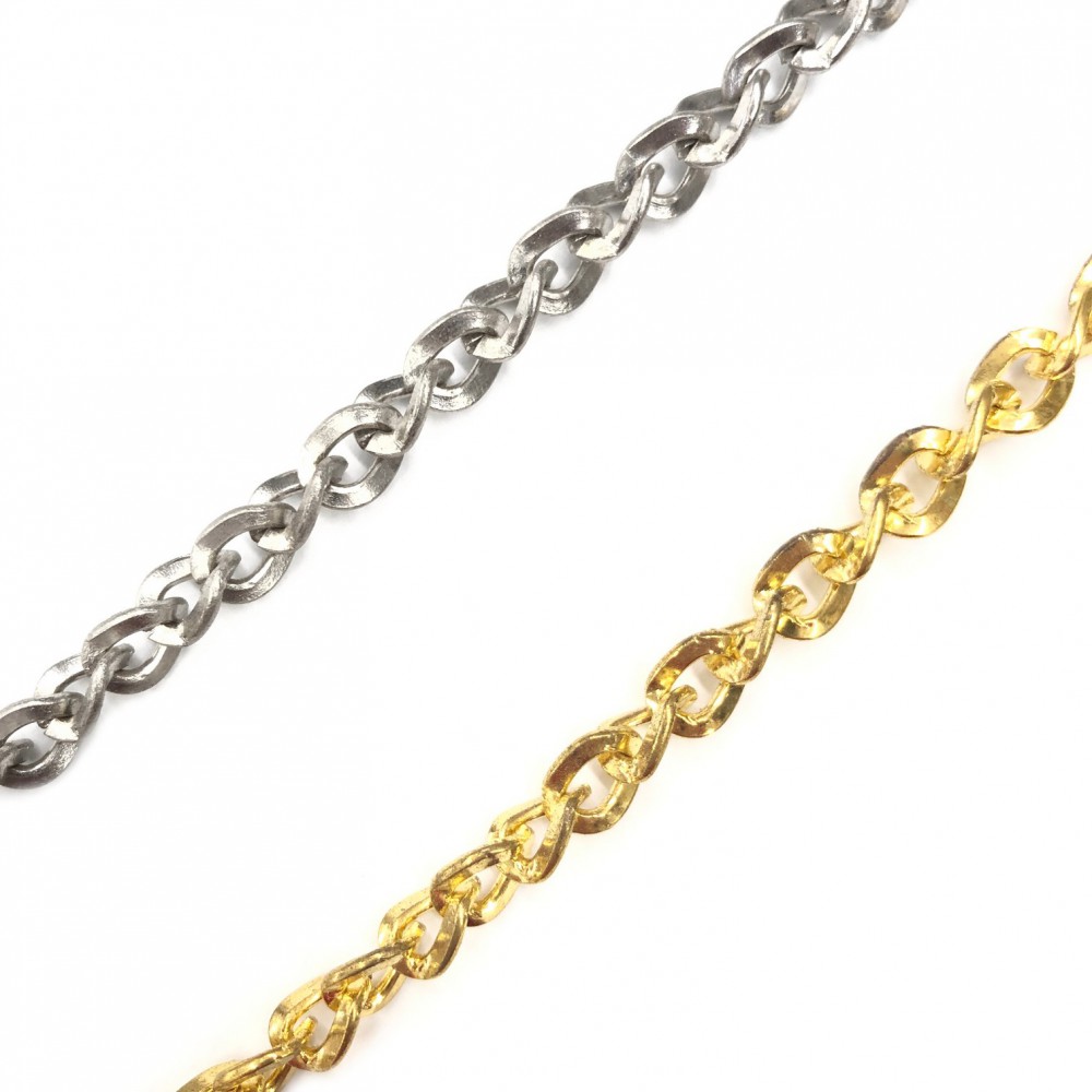 Metal chain 7.5mm (price per meter) Metal Chains by meter