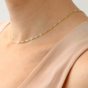 Necklace twisted chain singapore 1.8mm silver 925 Necklaces