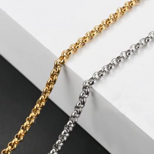 Ατσάλινη αλυσίδα rolo 3mm (τιμή ανά μέτρο) Ατσάλινες Αλυσίδες μέτρου