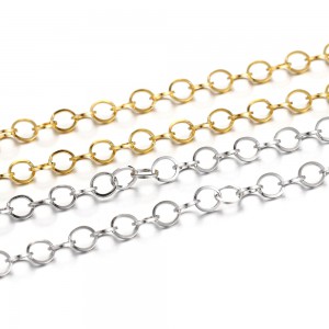 Ατσάλινη αλυσίδα στρογγυλή λεπτή 3mm (τιμή ανά μέτρο) Ατσάλινες Αλυσίδες μέτρου