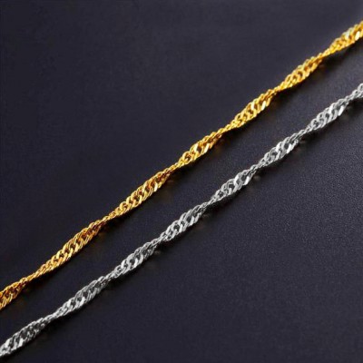 Ανοξείδωτο Ατσάλι αλυσίδα στριφτή singapore 2mm (τιμή ανά μέτρο)