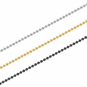 Ατσάλινη αλυσίδα μπιλάκι 1.2mm / 2mm / 3mm (τιμή ανά μέτρο) Ατσάλινες Αλυσίδες μέτρου