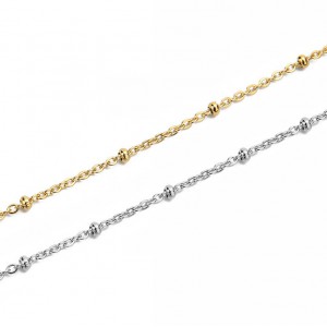 Ατσάλινη αλυσίδα 1.5mm με μπιλάκια 2mm (τιμή ανά μέτρο) Ατσάλινες Αλυσίδες μέτρου