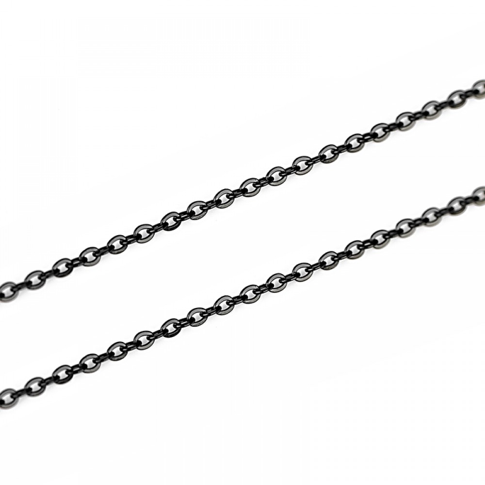 Ατσάλινη αλυσίδα μαύρη 1.5mm (τιμή ανά μέτρο) Ατσάλινες Αλυσίδες μέτρου