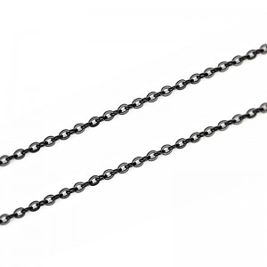 Ατσάλινη αλυσίδα μαύρη 1.5mm (τιμή ανά μέτρο) Ατσάλινες Αλυσίδες μέτρου