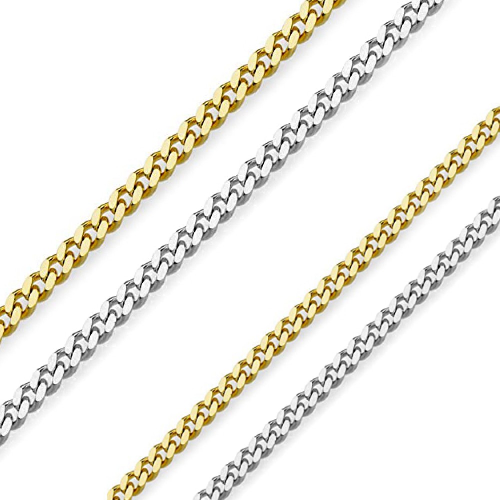 Ατσάλινη αλυσίδα cuban 2mm / 3mm (τιμή ανά μέτρο) Ατσάλινες Αλυσίδες μέτρου