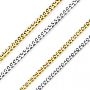 Ατσάλινη αλυσίδα cuban 2mm / 3mm (τιμή ανά μέτρο) Ατσάλινες Αλυσίδες μέτρου