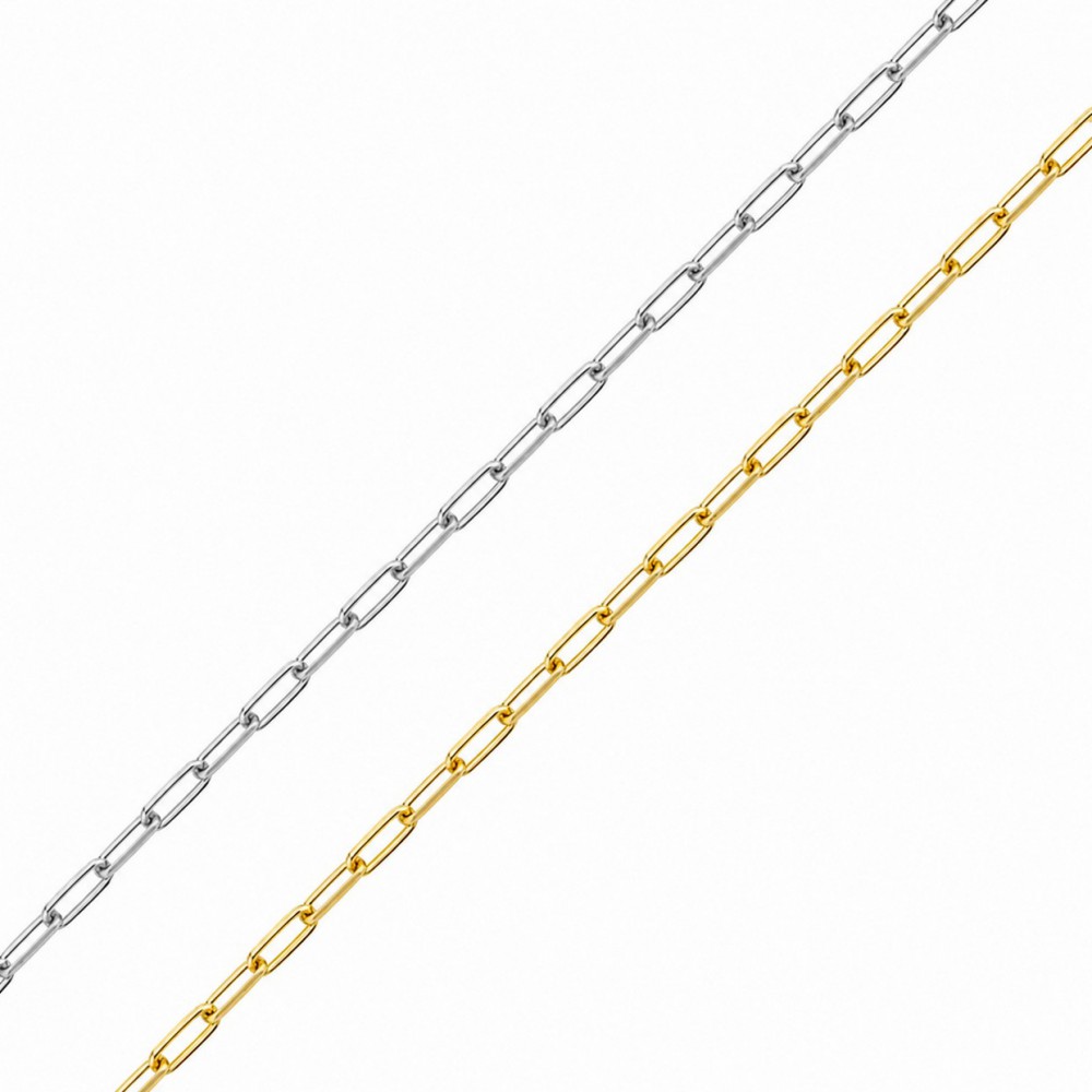 Ανοξείδωτο Ατσάλι αλυσίδα PaperClip 2.2mm (τιμή ανά μέτρο) Ατσάλινες Αλυσίδες μέτρου