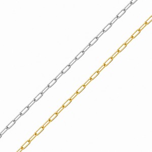 Ανοξείδωτο Ατσάλι αλυσίδα PaperClip 2.2mm (τιμή ανά μέτρο) Ατσάλινες Αλυσίδες μέτρου