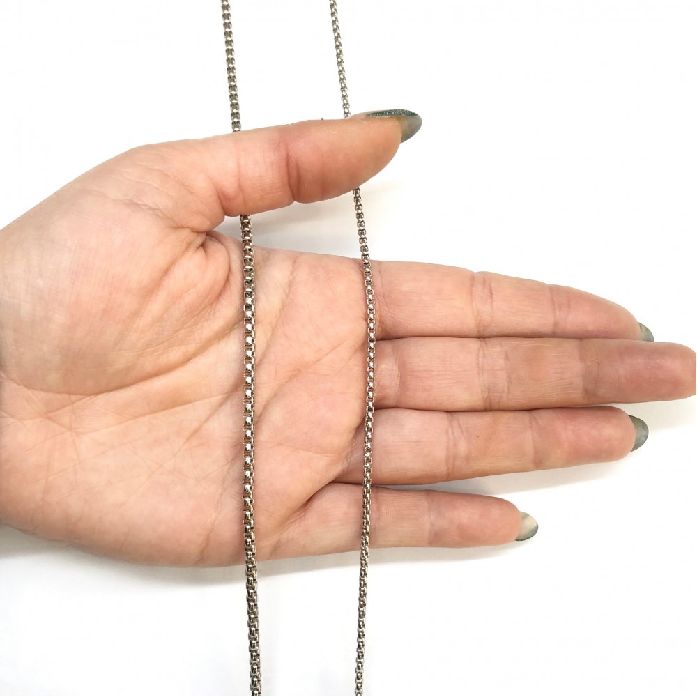 Ατσάλινη αλυσίδα box 2mm / 3mm (τιμή ανά μέτρο) Ατσάλινες Αλυσίδες μέτρου