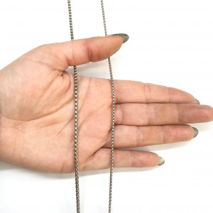 Ατσάλινη αλυσίδα box 2mm / 3mm (τιμή ανά μέτρο) Ατσάλινες Αλυσίδες μέτρου