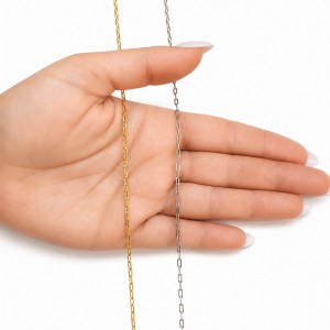 Ανοξείδωτο Ατσάλι αλυσίδα PaperClip 2.2mm (τιμή ανά μέτρο) Ατσάλινες Αλυσίδες μέτρου