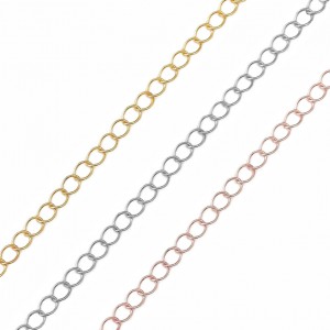 Ατσάλινη αλυσίδα προέκτασης αυξομείωσης 3mm / 4mm (τιμή ανά μέτρο) Ατσάλινες Αλυσίδες μέτρου