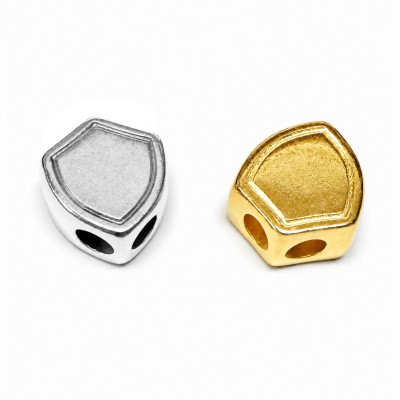 Θυρεός μεταλλικός για κομπολόι 16x13mm