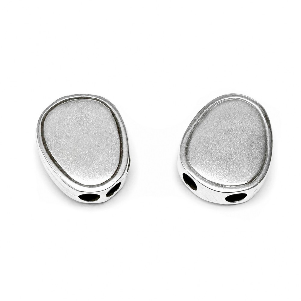 Θυρεός μεταλλικός για κομπολόι 17x13mm Εξαρτήματα για Κομπολόι
