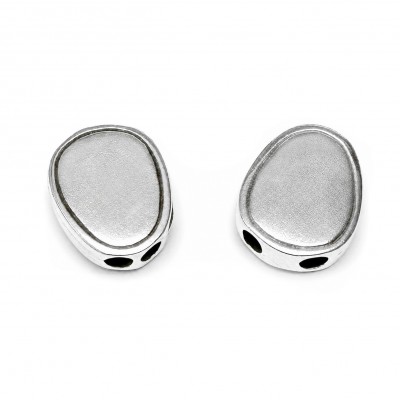 Θυρεός μεταλλικός για κομπολόι 17x13mm