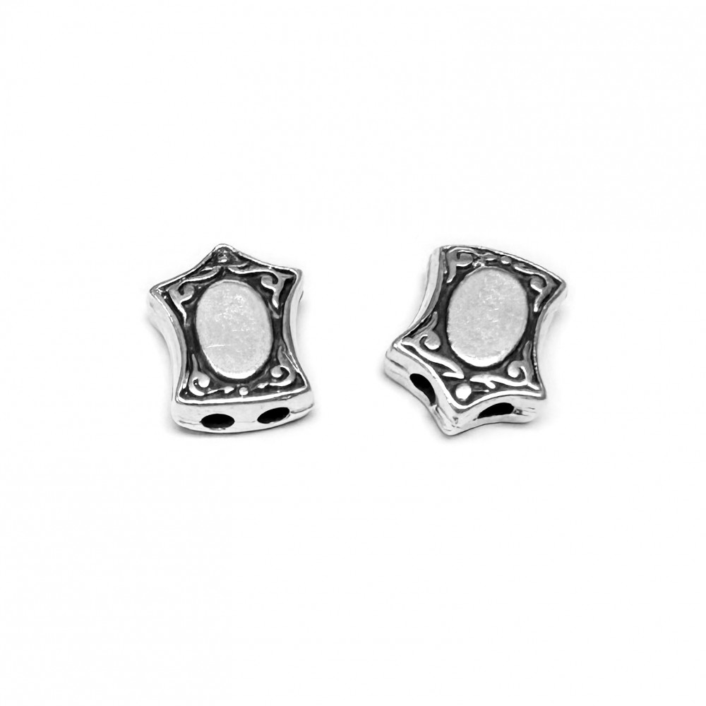 Θυρεός μεταλλικός για κομπολόι 16x13mm Εξαρτήματα για Κομπολόι