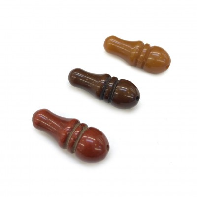 Παπάς για κομπολόι από ρητίνη 33x13mm