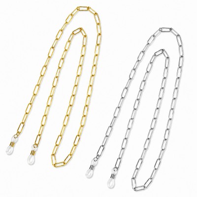 Ανοξείδωτο Ατσάλι αλυσίδα PaperClip 4mm για γυαλιά