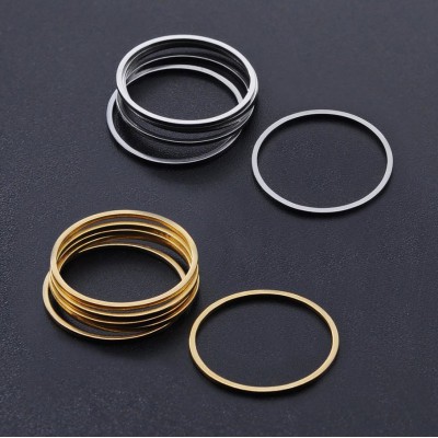 Ανοξείδωτο Ατσάλι στοιχείο μοτίφ περίγραμμα Κύκλος 20mm