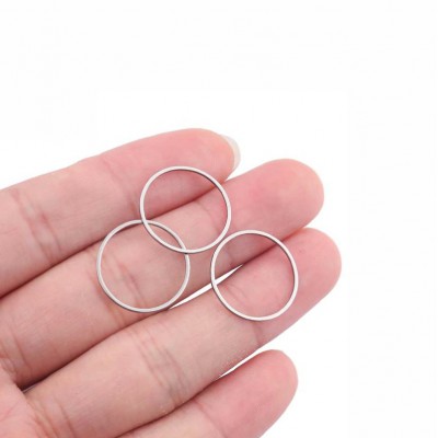 Ανοξείδωτο Ατσάλι στοιχείο μοτίφ περίγραμμα Κύκλος 20mm