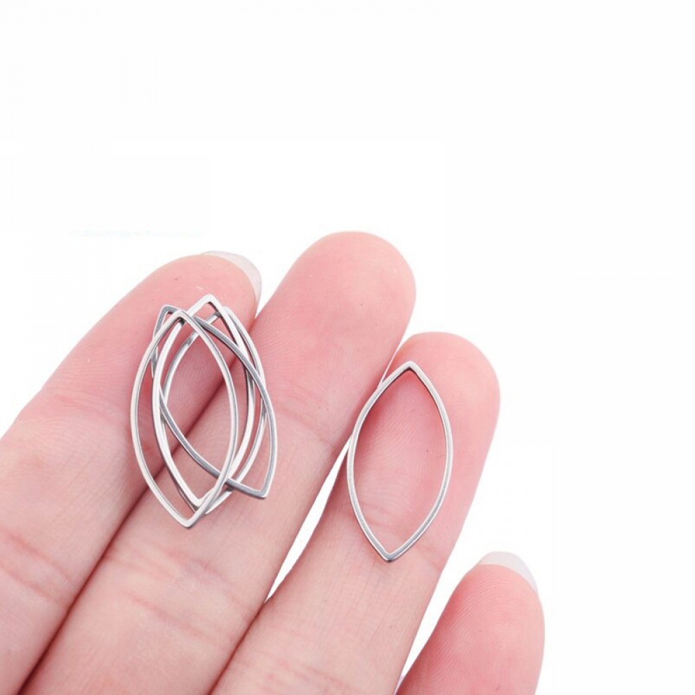 Ατσάλινο στοιχείο περίγραμμα Μάτι 27x13mm Ατσάλινα Στοιχεία Περίγραμμα