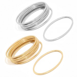 Ατσάλινο στοιχείο περίγραμμα Οβάλ 26x15mm Ατσάλινα Στοιχεία Περίγραμμα