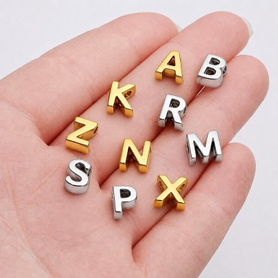 Ανοξείδωτο Ατσάλι Μονόγραμμα 8mm με περαστή τρύπα