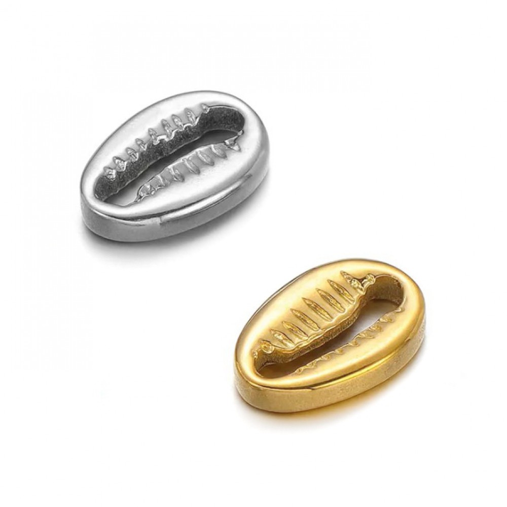 Ατσάλινο στοιχείο Κοχύλι 18x12mm Κρεμαστά Ατσάλινα Στοιχεία