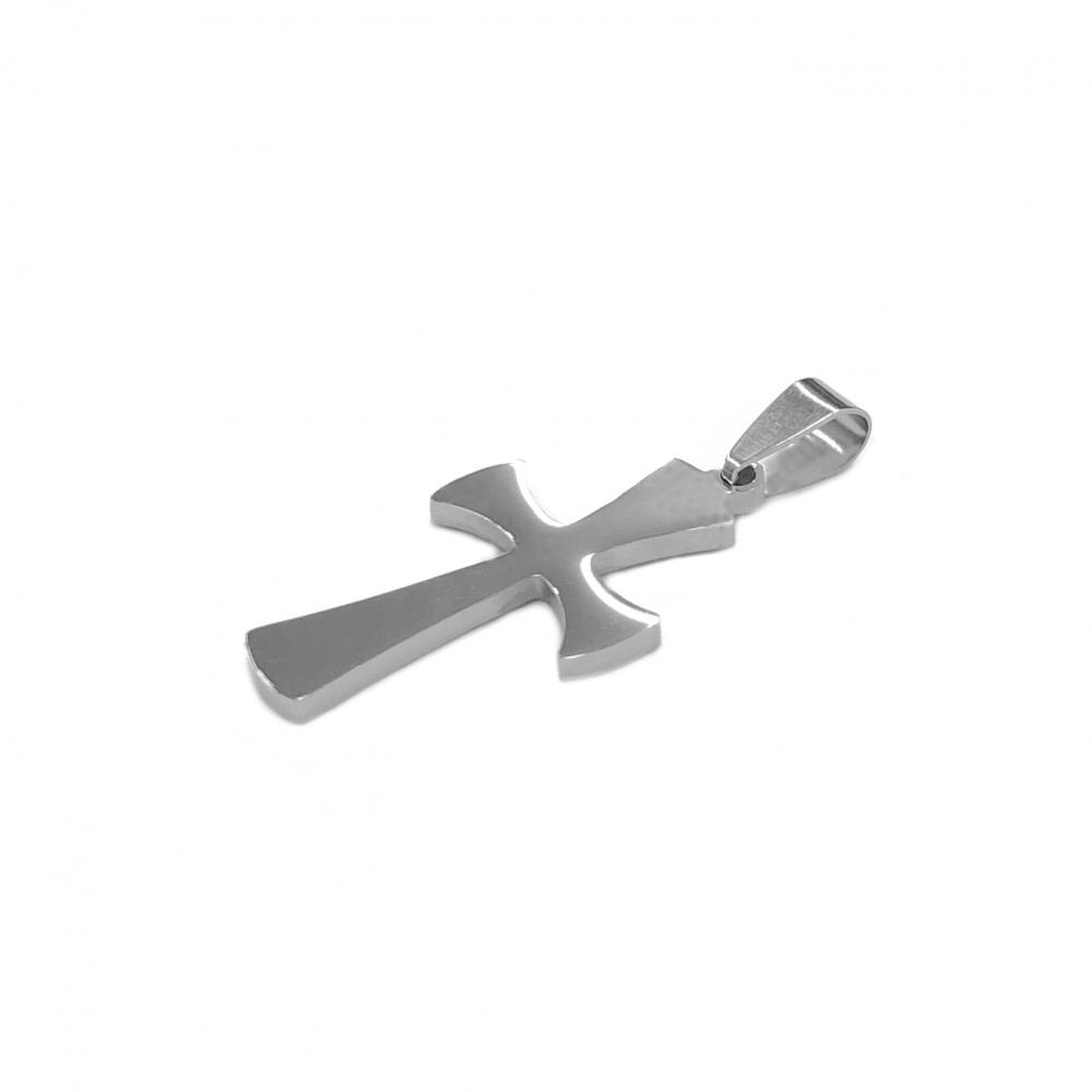 Ατσάλινος σταυρός κρεμαστός 33x19mm Σταυροί