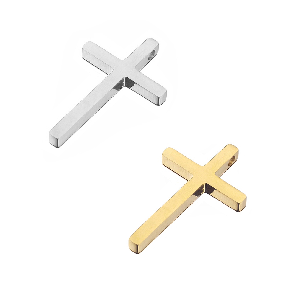 Ατσάλινος σταυρός κρεμαστός 25x15mm Σταυροί