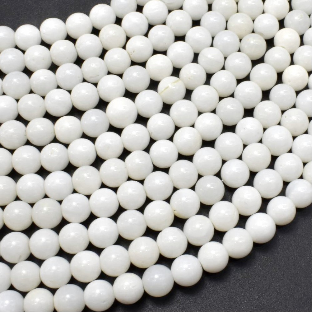 Mother of pearl natural round beads 3mm/ 4mm/ 6mm/ 8mm/ 10mm (string/38∽40cm) Mother of Pearl