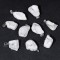 Howlite white natural semi precious hanging irregular rough stone 20∽25mm