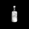 Howlite white natural semi precious hanging stone cylinder 20x10mm