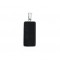 Obsidian black natural semi precious hanging stone cylinder 20x10mm