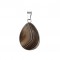 Agate Botswana brown natural semi precious stone hanging teardrop 20mm / 25mm / 30mm