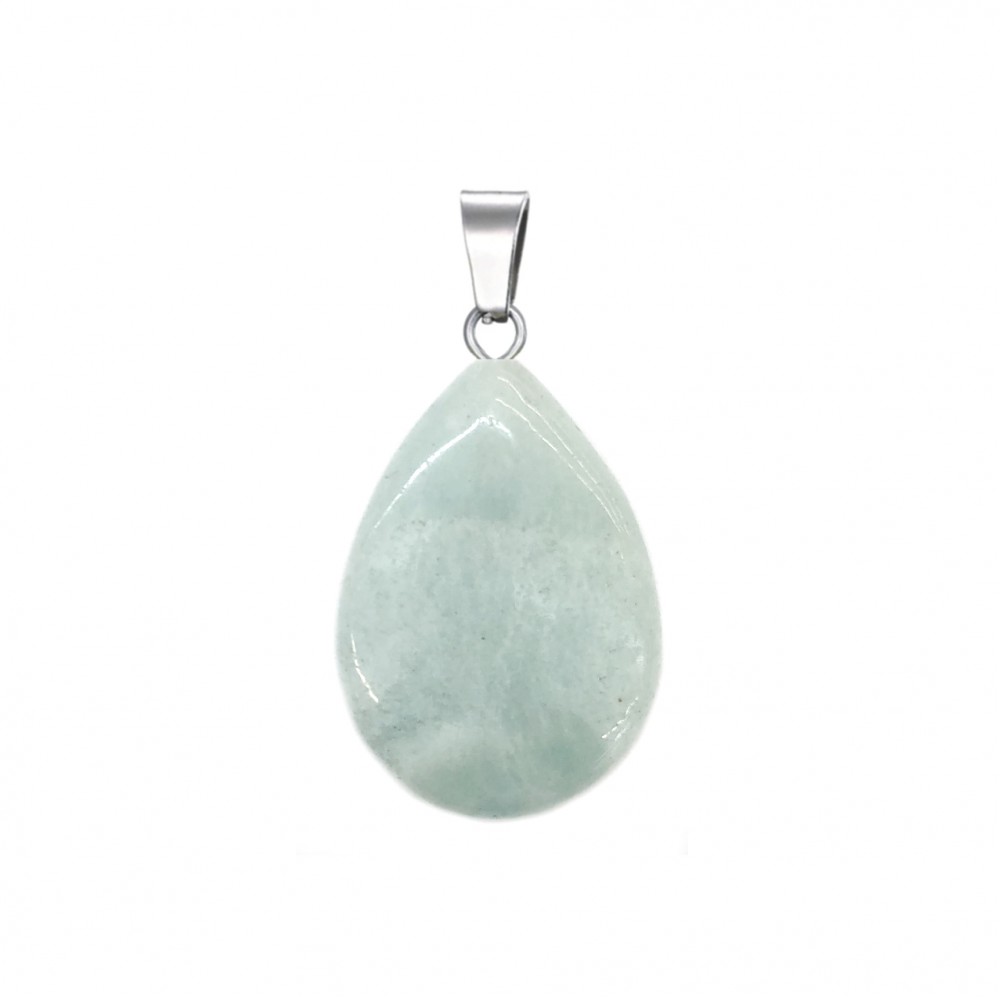 Amazonite natural semi precious stone hanging teardrop 20mm/ 25mm/ 30mm Tear Drop Shape Stones