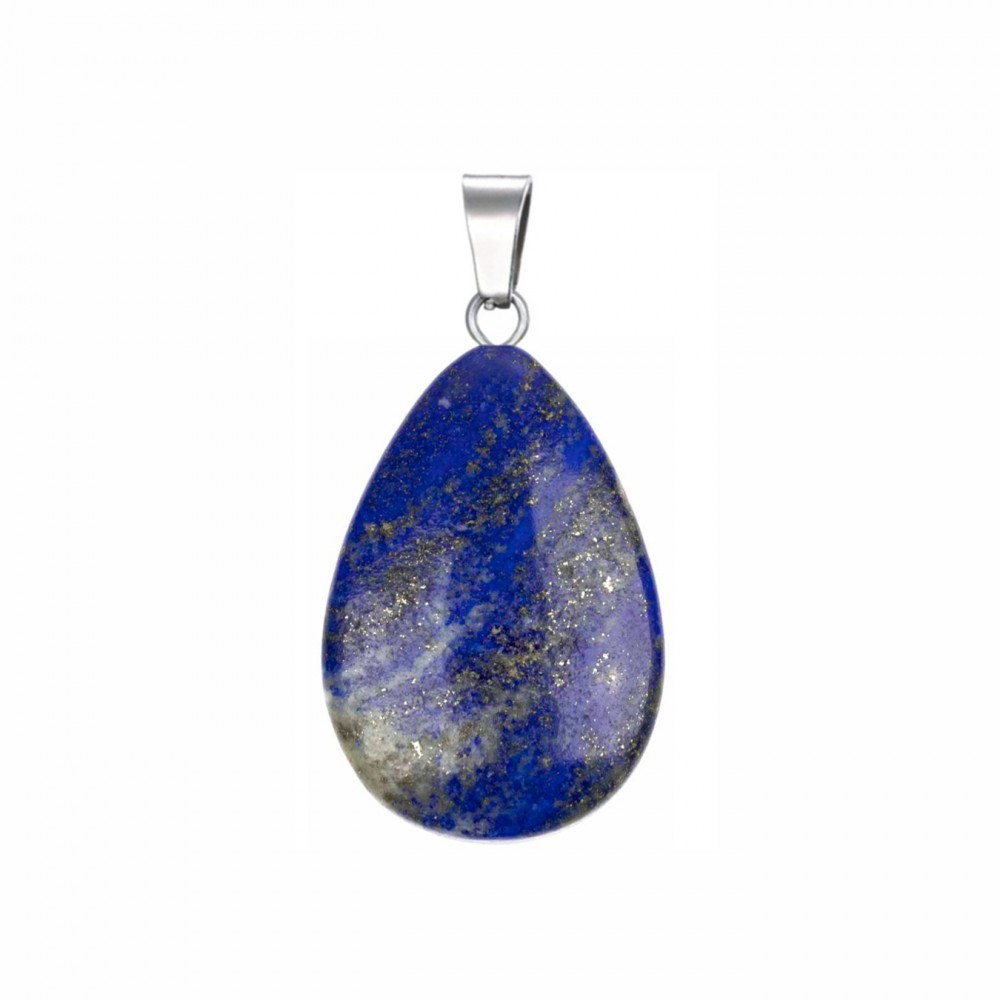 Λάπις Λάζουλι (Lapis Lazuli) φυσικός ημιπολύτιμος λίθος δάκρυ κρεμαστό 20mm/ 25mm/ 30mm Δάκρυ Κρεμαστοί Λίθοι
