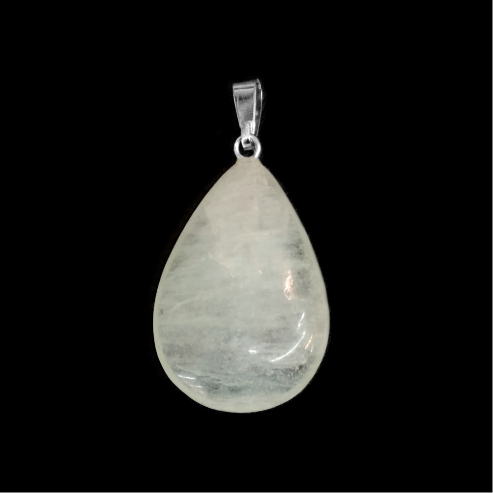 Χαλαζίας πράσινος (Green Quartz) φυσικός ημιπολύτιμος λίθος δάκρυ κρεμαστό 30mm Δάκρυ Κρεμαστοί Λίθοι