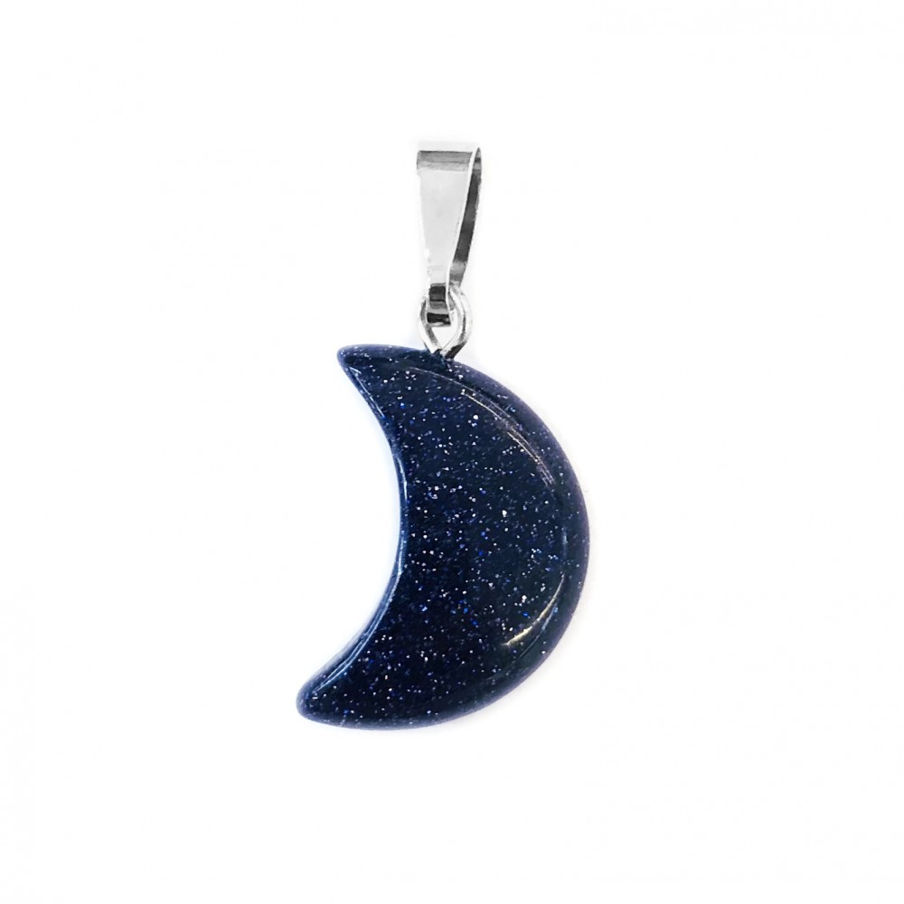 Χρυσόλιθος μπλε (blue Sandstone) φυσικός ημιπολύτιμος λίθος κρεμαστό