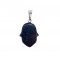 Χρυσόλιθος μπλε (blue Sandstone) φυσικός ημιπολύτιμος λίθος κρεμαστό Hamsa 20x15mm