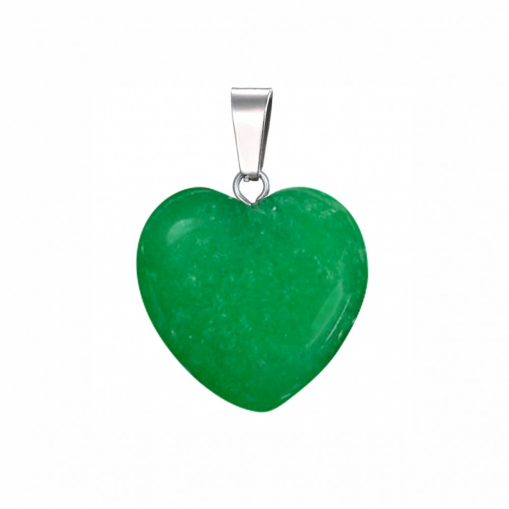 Σμαράγδι (Emerald) φυσικός πολύτιμος λίθος καρδιά κρεμαστή 15mm Καρδιά Κρεμαστοί Λίθοι