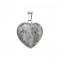 Jasper Map natural semi precious stone hanging heart 15mm /20mm