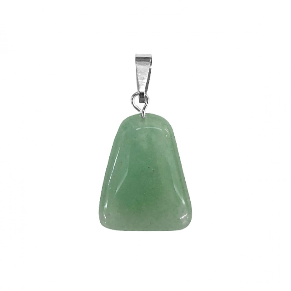 Aventurine green natural semi precious hanging stone trapezium shape 22x17mm Trapezium Shape Stones
