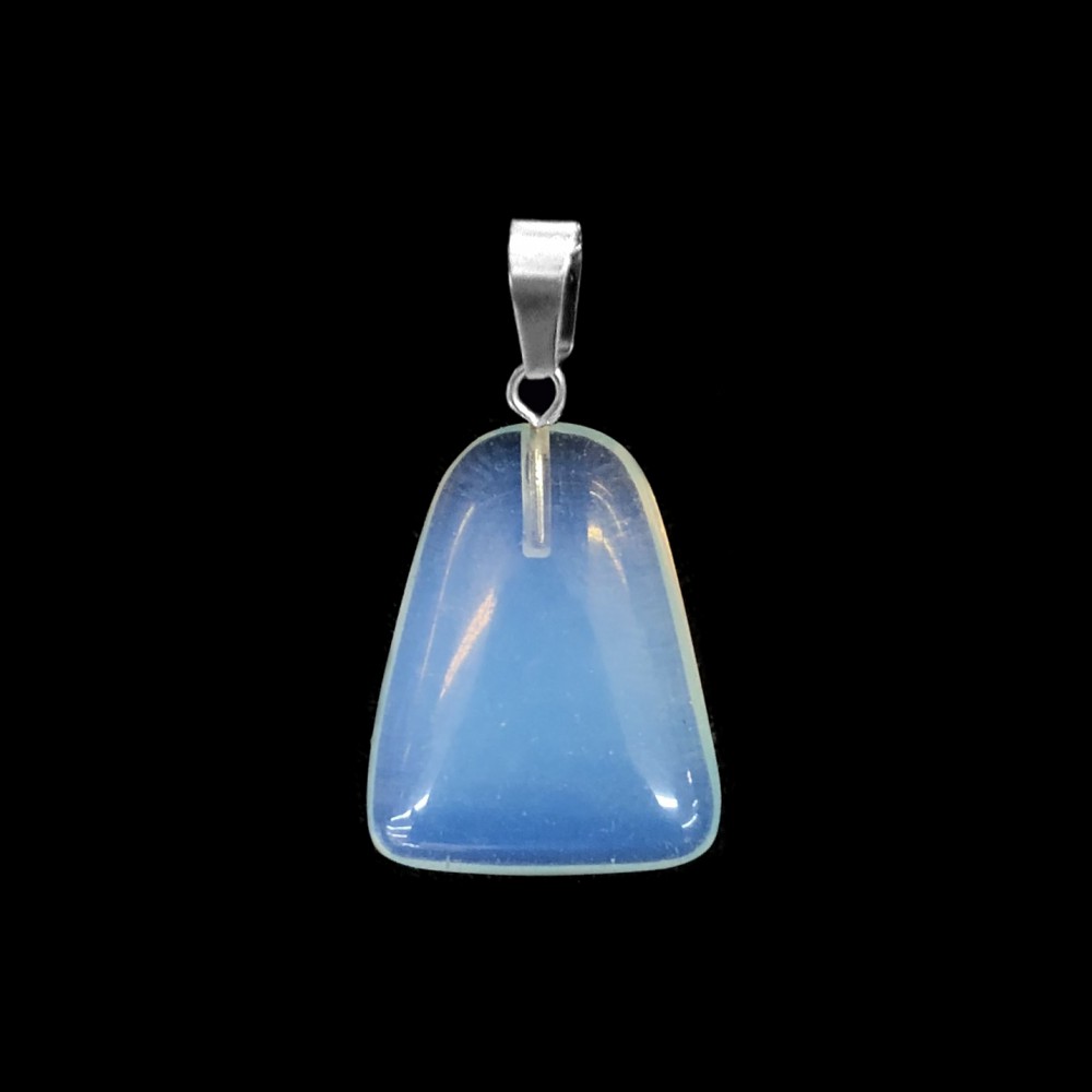 Φεγγαρόπετρα (Moonstone) πέτρα κρεμαστή σε σχήμα τραπέζιο 22x17mm Τραπέζιο Κρεμαστοί Λίθοι