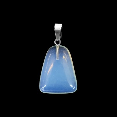 Φεγγαρόπετρα (Moonstone) πέτρα κρεμαστή σε σχήμα τραπέζιο 22x17mm