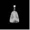 White Quartz natural semi precious hanging stone cylinder 20x10mm