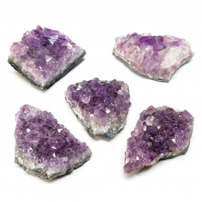 Αμέθυστος μωβ (Amethyst) ακατέργαστος ακανόνιστος φυσικός ημιπολύτιμος λίθος 7.5cm ∽ 9.5cm