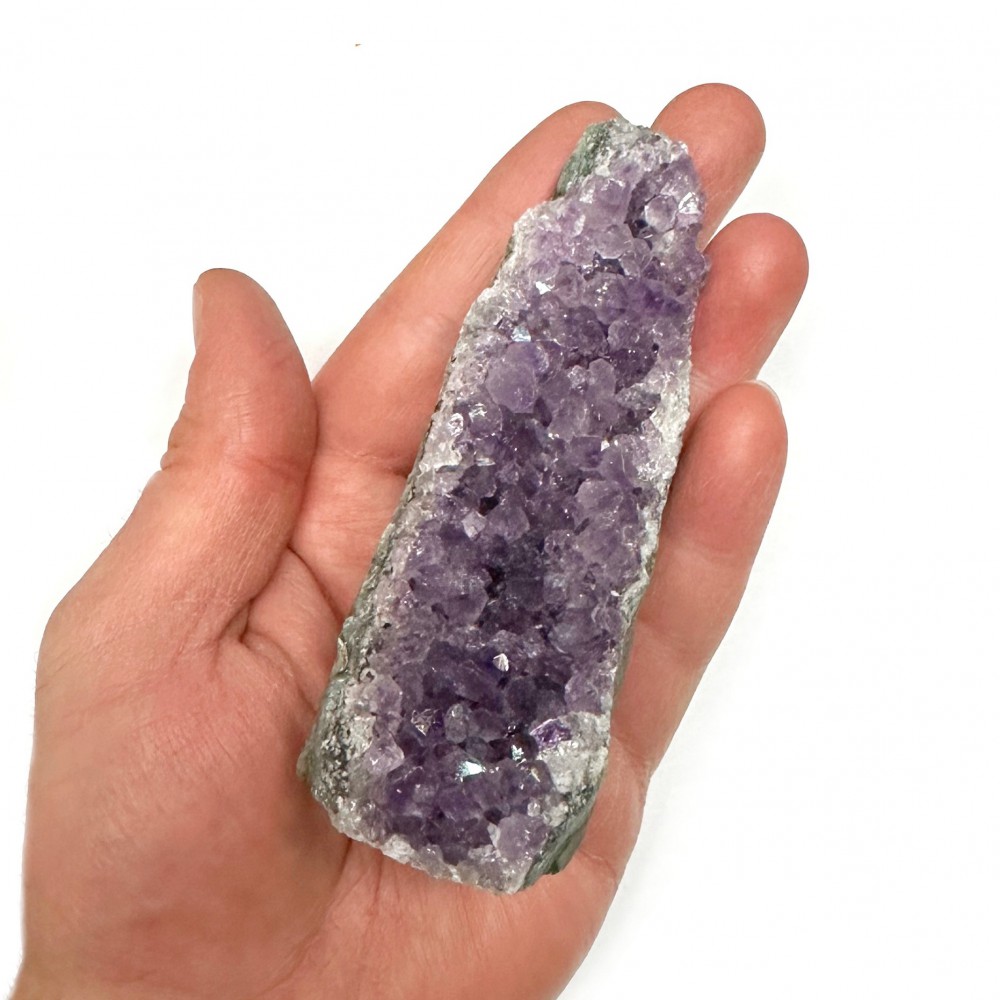 Αμέθυστος μωβ (Amethyst) ακατέργαστος φυσικός ημιπολύτιμος λίθος 10.5cm x 6.5cm x 4cm Λίθοι Χώρου