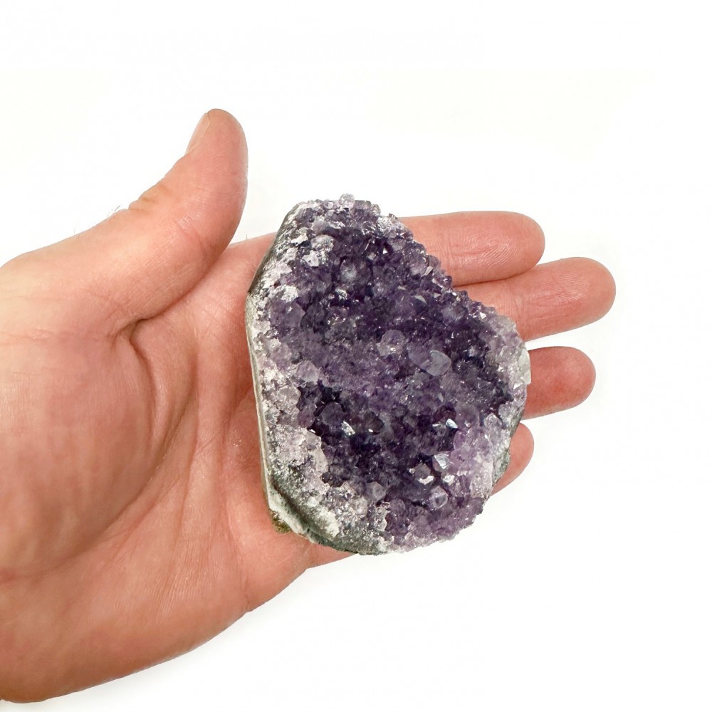 Αμέθυστος μωβ (Amethyst) ακατέργαστος φυσικός ημιπολύτιμος λίθος 7cm x 6.5cm x 5.5cm Λίθοι Χώρου